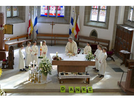 Dankgottesdienst der Kommunionkinder (Foto: Karl-Franz Thiede)